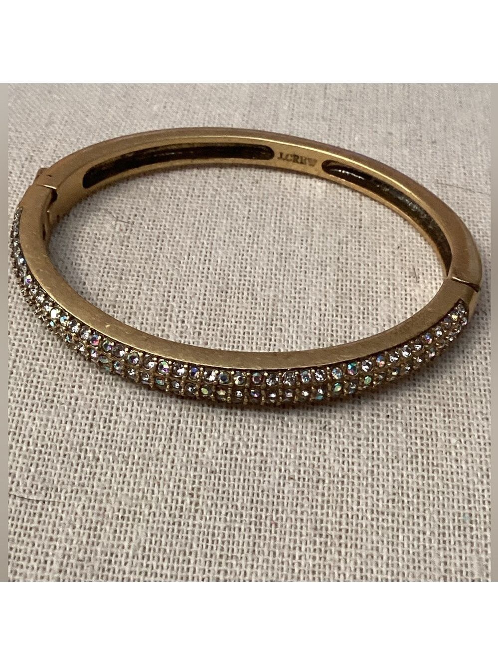 J.Crew J Crew Neon Pave sparkle Hinged Bracelet 1590